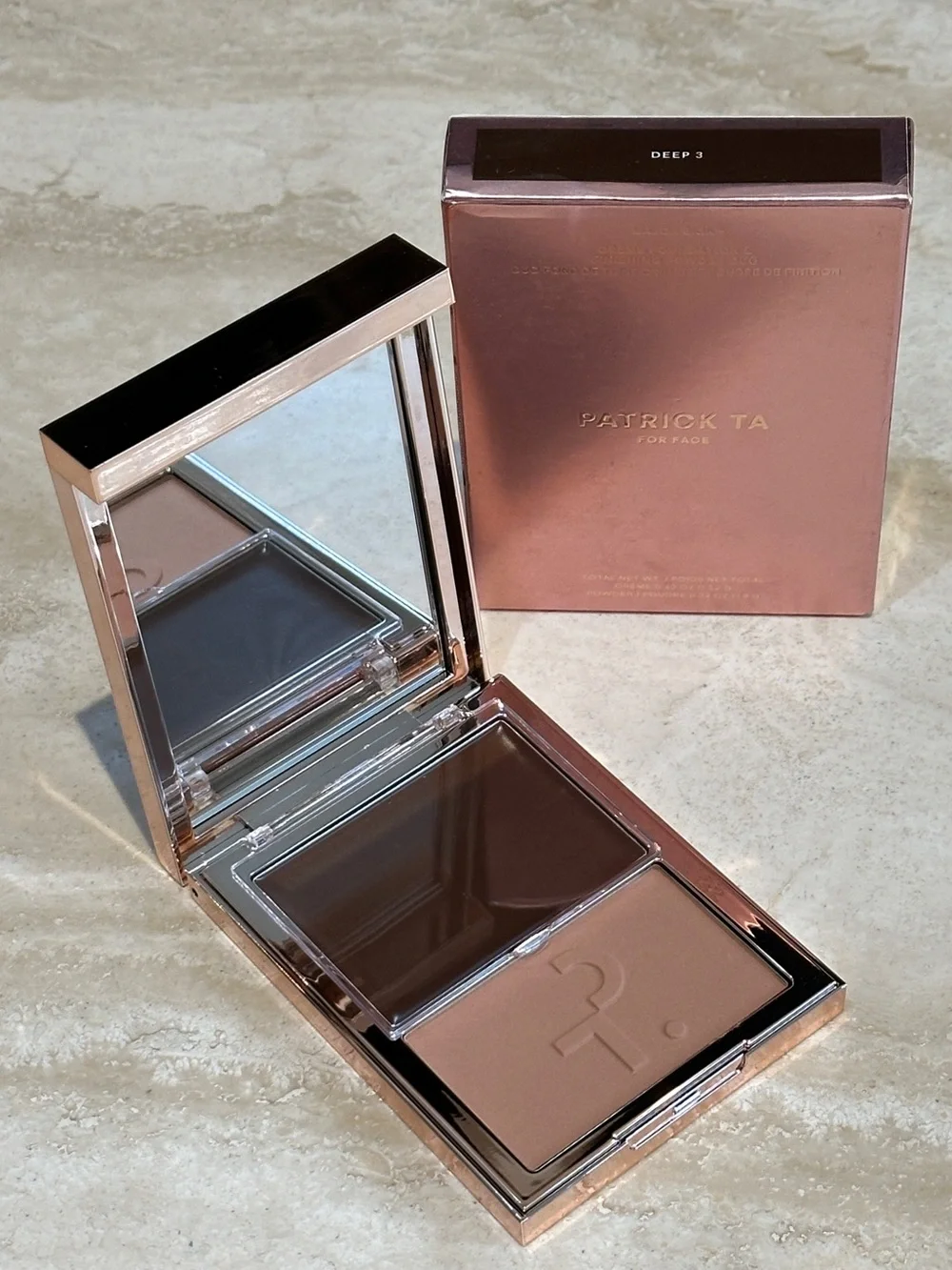 Patrick Ta Major Skin Crème Foundation & Finishing Powder Duo - Deep 3